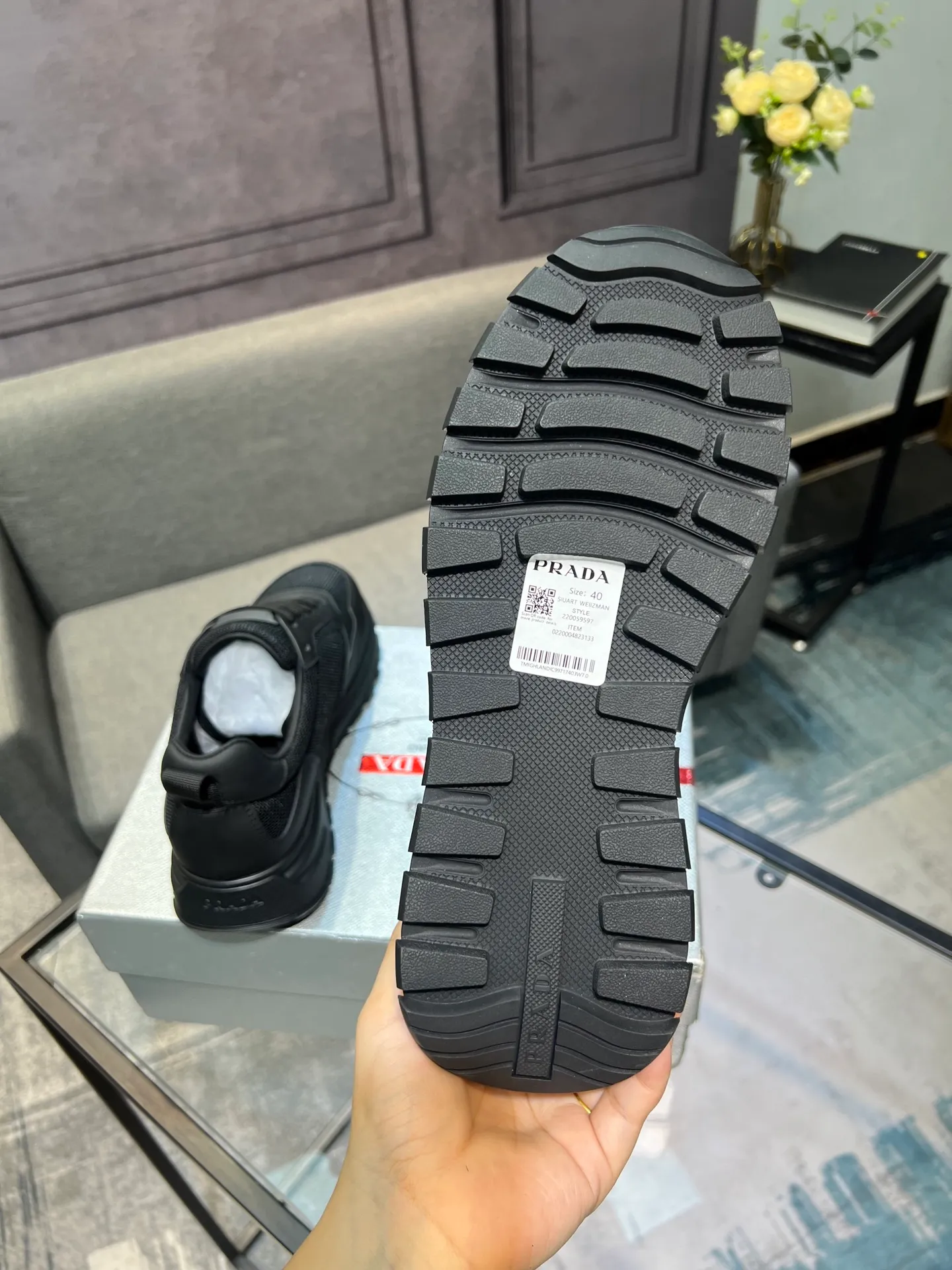 💰¥540 [PRADA] Men’s shoes are popular in the counter, official website synchronization, 1 high-quality shipment ✔️Original cowhide + cowhide lining, 1🆚1 replica, original sole, 38-45 (45 customized, non-refundable)